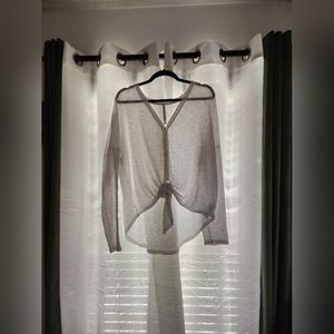 Light Waffle Babaton top